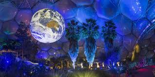 Luke Jerrams Earth artwork at the Eden Project