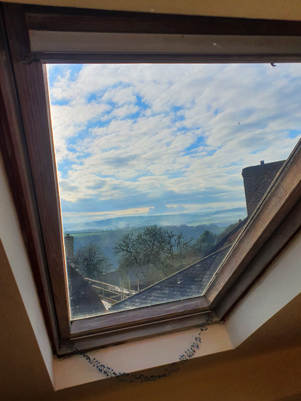 view across to Dartmoor