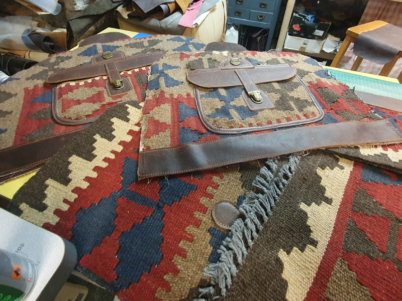 Magic Carpet bags in progress